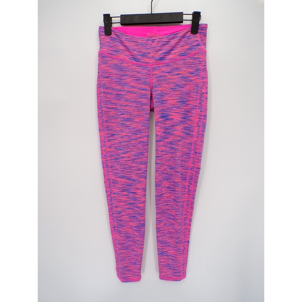 Lilly Pulitzer Womens Luxletic Weekender Legging Tiki Pink Space Dye Size Small